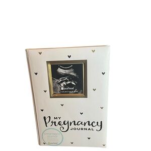 Pearhead Pregnancy Journal with Gold and Black Accents